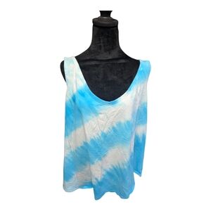 Terra & Sky Blue and White Tank Top
